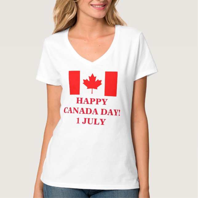 HAPPY CANADA DAY! T-Shirt (Front)