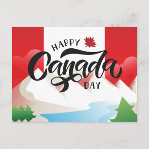 Happy Canada Day Travel Canada Post Card
