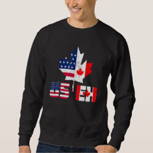 Happy Canada Day Usa Pride Us Flag Day Useh Canad Sweatshirt