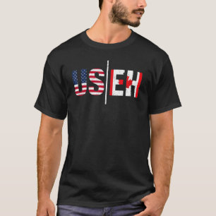 Happy Canada Day Usa Pride Us Flag Day Useh Canad T-Shirt
