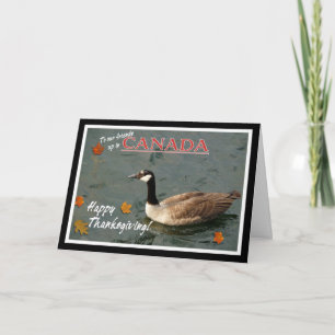 Happy Canadian Thanksgiving-Canada Goose Holiday Card