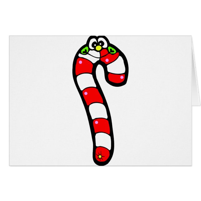 Happy Candy Cane (Front Horizontal)