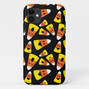 Happy candy corn orange Halloween pattern iPhone 11 Case