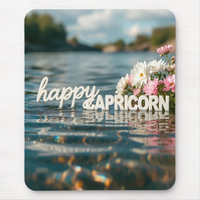 Happy Capricorn MousePad (Front)