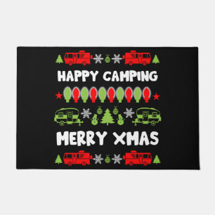 Happy Caravan Christmas Season  Doormat