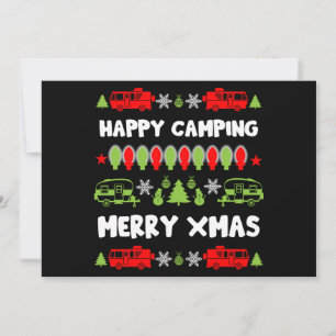 Happy Caravan Christmas Season  Holiday Card