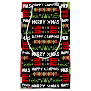 Happy Caravan Christmas Season  Small Gift Bag