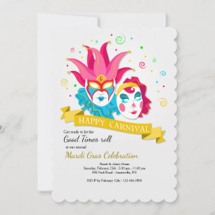 Happy Carnival Invitation