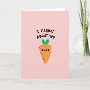 Happy Carrot About You Card