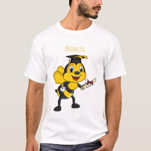 Happy cartoon bee graduation T-Shirt