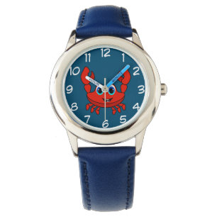 Happy Cartoon Crab Kids Watch