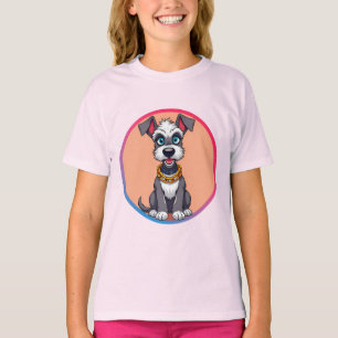 🌸 Happy Cartoon Pup Cheerful Smile Cosy Style 🌸 T-Shirt