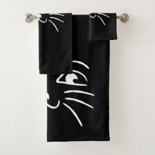 "Happy Cat"  Bath Towel Set