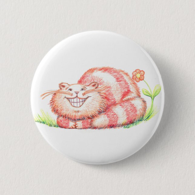 Happy Cat button (Front)