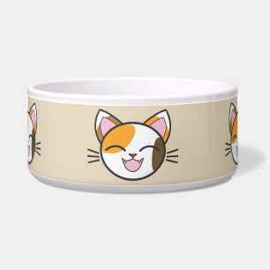happy cat cat food bowl 