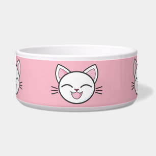 happy cat cat food bowl