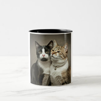 Happy Cat Couple Coffee Mug
