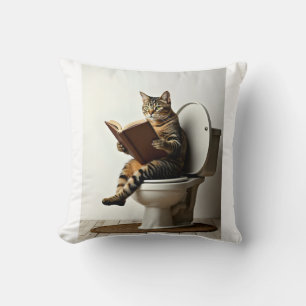 Happy Cat: Cute Kitten Design for Cat Lovers Cushion