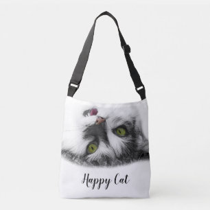 Happy Cat elegant customisable Crossbody Bag