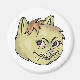 Happy Cat Face Magnet