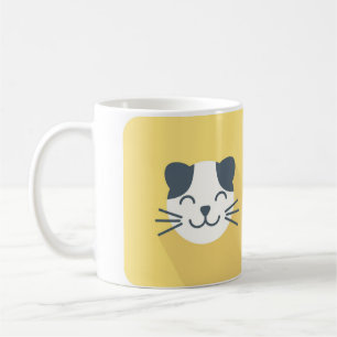 Happy Cat Face Mug