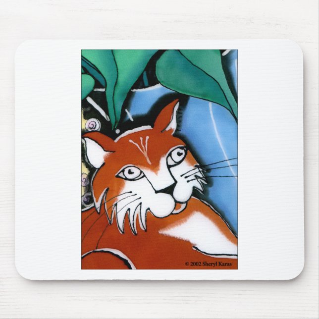 Happy Cat Mouse Mat (Front)