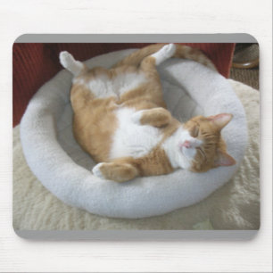 Happy Cat Mouse Mat