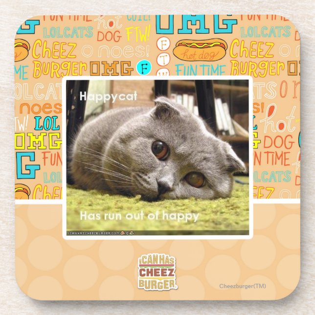 Happy cat, out of happy coaster (Front)