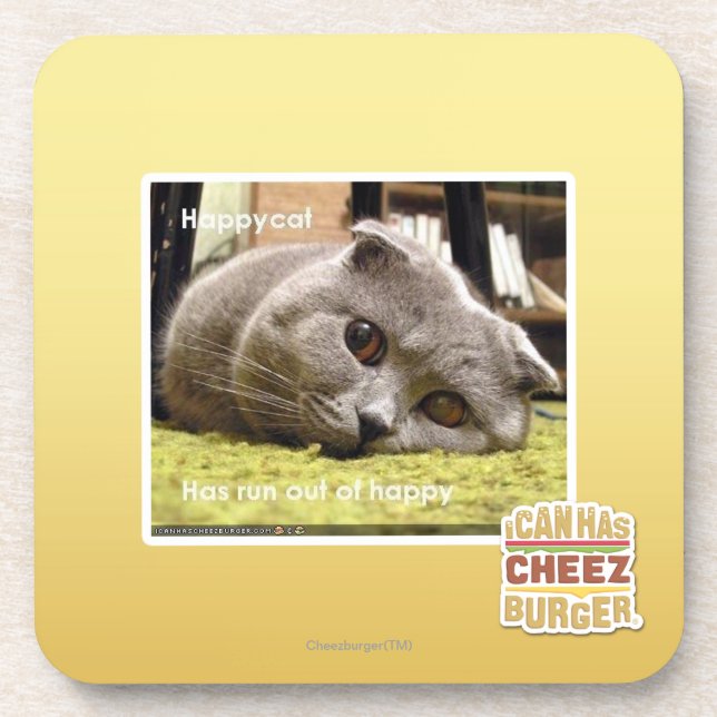 Happy cat, out of happy coaster (Front)