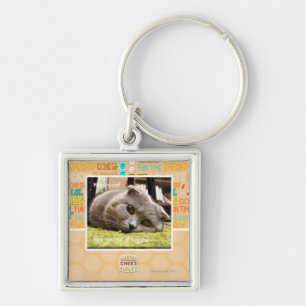 Happy cat, out of happy key ring