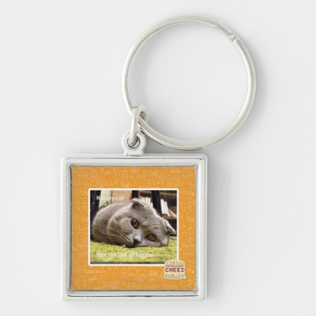 Happy cat, out of happy key ring (Front)