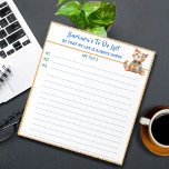 Happy Cat Personalised Planner Simple Modern Notepad<br><div class="desc">Happy Cat Personalised Planner Simple Modern Notepad And, you are cheered on by the wonderful Happy Cat -- to give you just that added incentive and lots of love along the way (and perhaps a few smiles also). Any design questions or if you need assistance just send a message or...</div>