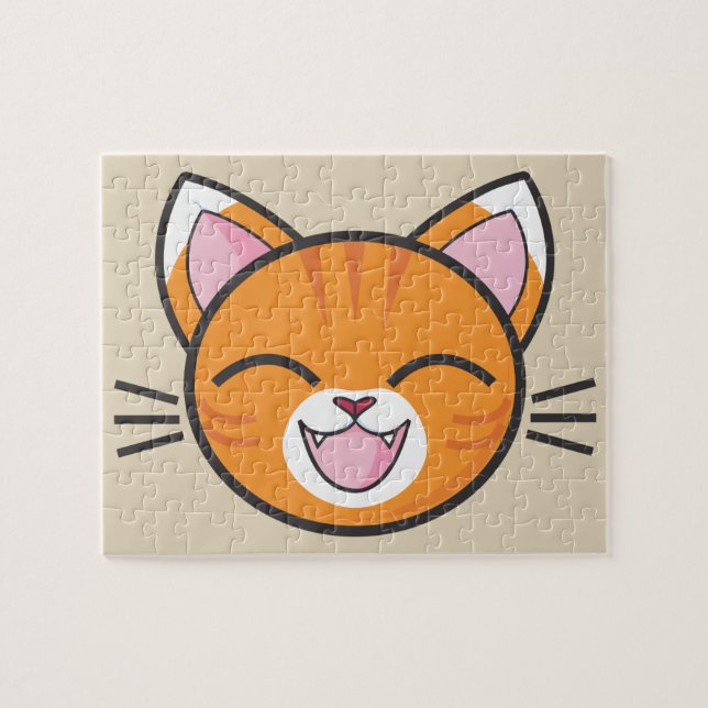 happy cat puzzle (Horizontal)