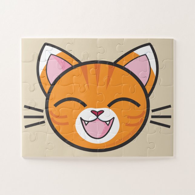 happy cat puzzle  (Horizontal)