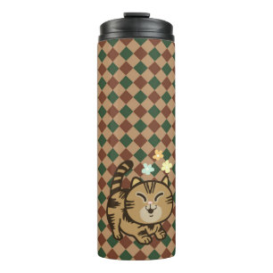 Happy cat thermal tumbler