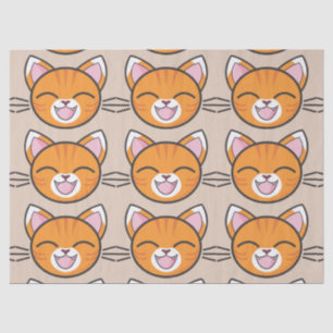 happy cat tissue paper