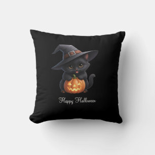 Happy Cats Halloween Cushion