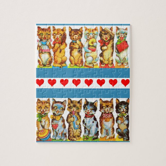 happy cats jigsaw puzzle (Vertical)