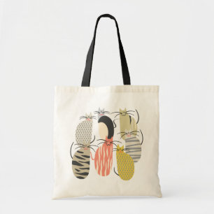 Happy Cats Whimsical Illustration Tote Bag