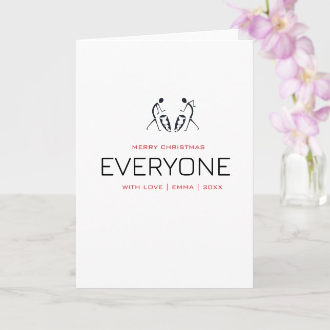 Happy Celebration Christmas Card (Orchid)
