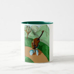 Happy Cello Two-Tone Coffee Mug
