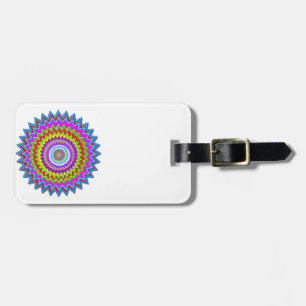Happy Chakra Art Luggage Tag