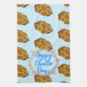 Happy Challa Days Tea Towel