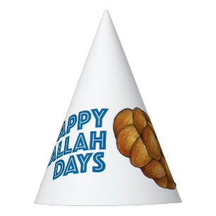 Happy Challah Days Hanukkah Chanukah Holiday Bread Party Hat