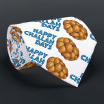Happy Challah Days Hanukkah Chanukah Holiday Bread Tie<br><div class="desc">Features an original marker illustration of a loaf of braided challah bread,  with HAPPY CHALLAH DAYS in a fun font. Great for Hanukkah!

Don't see what you're looking for? Need help with customisation? Contact this designer to have something created just for you.</div>