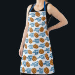 Happy Challah Days Holidays Hanukkah Chanukah Apron<br><div class="desc">All-over-print apron design features an original marker illustration of a loaf of braided challah bread.

This design is also available on other products. Don't see what you're looking for? Need help with customisation? Contact Rebecca to have something designed just for you.</div>