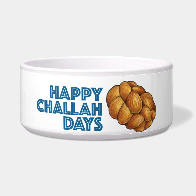 Happy Challah Days Jewish Holiday Hanukkah Bread (Front)