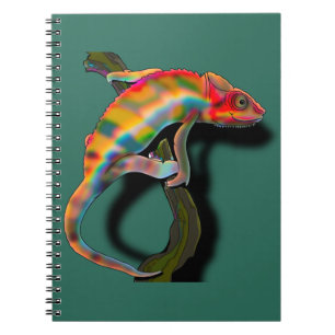 Happy Chameleon Notebook