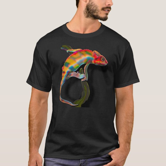Happy Chameleon  T-Shirt (Front)