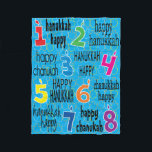 Happy Chanukah Fleece Blanket<br><div class="desc">Personalise "Happy Chanukah" Fleece Blanket/Small Background colour can be changed out. Design can also be added to blanket sizes, medium and large. Size: Fleece Blanket, 30"x40" It’s hard to cuddle by yourself. But with these fully customisable comfy fleece blankets, you won’t have to anymore. Customise the entire front panel and...</div>